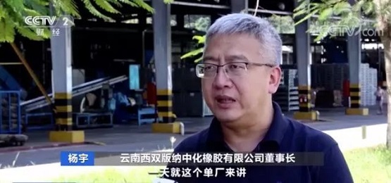 云南西双版纳中化橡胶有限公司董事长 杨宇