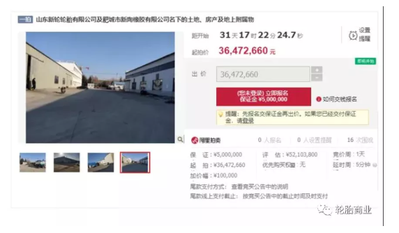 (1) 两家大型轮胎企业被拍卖 (1) 两家大型轮胎企业被拍卖