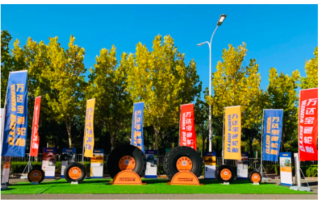 万达宝通司研发了“镶钉雪地胎IS67系列产品、“M81越野车专用轮胎”、“矿山防爆轮胎”等多款产品 万达宝通司研发了“镶钉雪地胎IS67系列产品、“M81越野车专用轮胎”、“矿山防爆轮胎”等多款产品