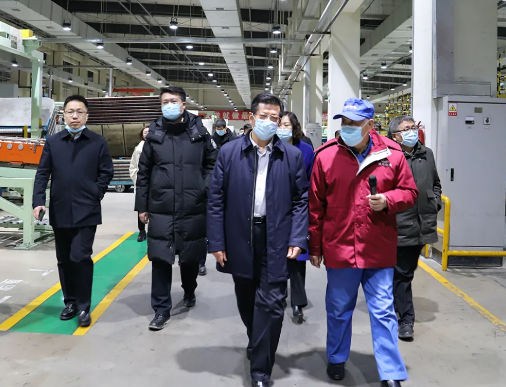 两省政府副秘书长共同调研浪马轮胎