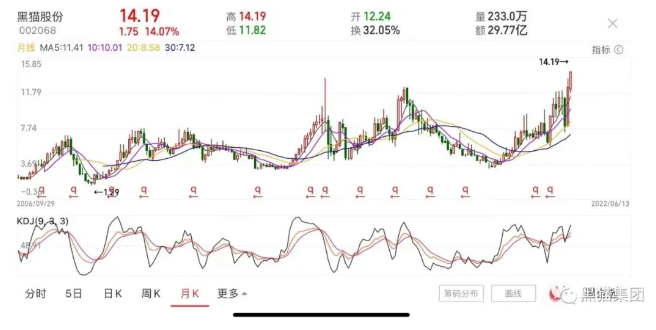 市值破百亿！黑猫股份股价创下历史新高