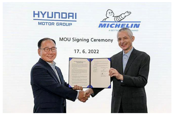 米其林与现代合作开发下一代轮胎 米其林与现代合作开发下一代轮胎
