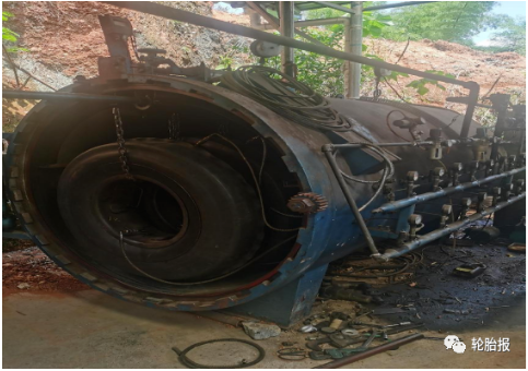 湖南省取缔一家非法废旧轮胎翻新厂
