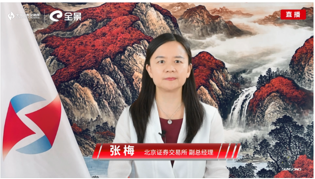 北京证券交易所副总经理张梅视频致辞