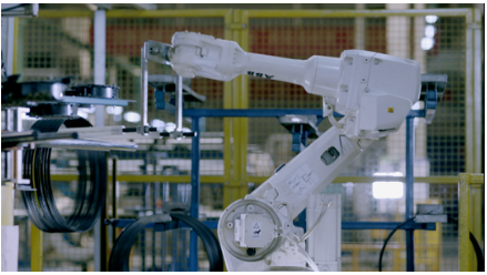 钢丝缠绕线智能机器人自动接圈装车