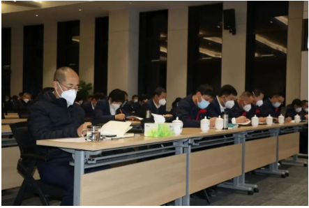 2022年度管理人员述职会顺利召开 2022年度管理人员述职会顺利召开