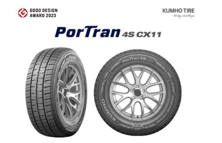引领行业创新，锦湖PorTran 4S CX11轮胎荣获知名设计大奖