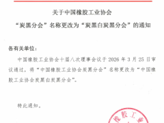 中橡协“炭黑分会”更名“炭黑白炭黑分会”！